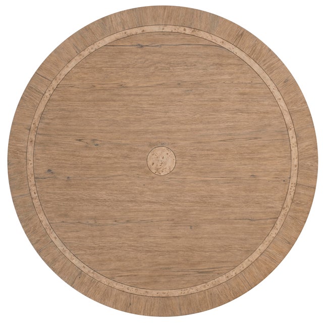 Traditional Century Furniture Monterey Round Dining Table - Light For Sale - Image 3 of 6