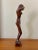 Mid Century Modern Carved Figure Sculpture | in the Style of F. Simeon For Sale - Image 4 of 12