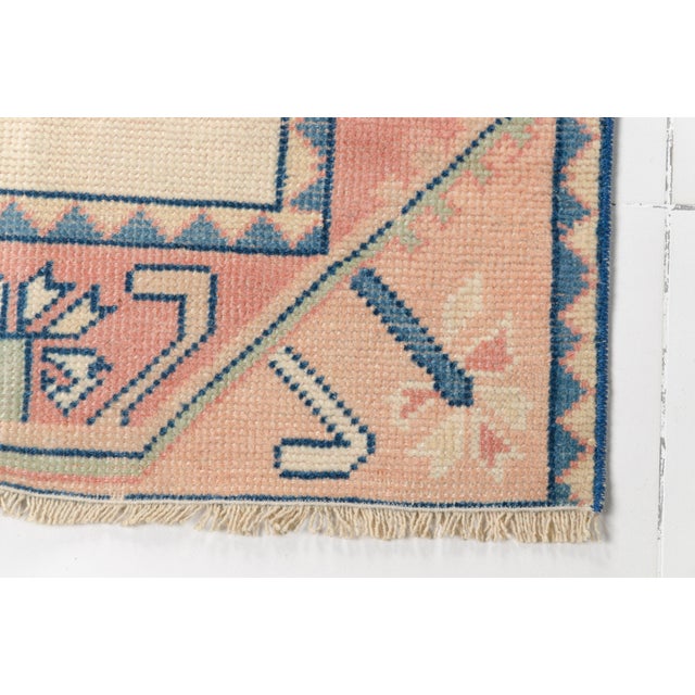 1960s Farmhouse Hallway Rug For Sale - Image 6 of 10