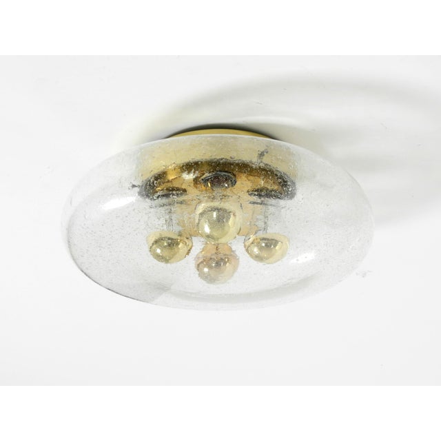 Large Mushroom Ceiling Lamp with 4 Sockets from Limburg, 1970s For Sale - Image 4 of 18
