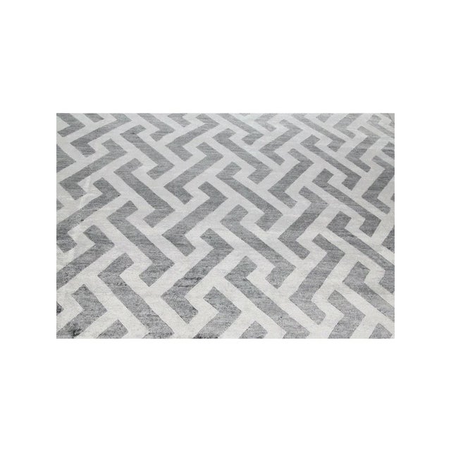 Handwoven Contemporary Area Rug 12x15 For Sale - Image 4 of 10