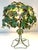 Italian Polychromed Tole Grapevine Topiary Table Lamp, Circa 1960s A charming Italian polychromed tole grapevine table...