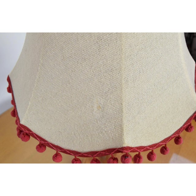 Wood Mid-Century Wood Table Lamp, 1970s For Sale - Image 7 of 8