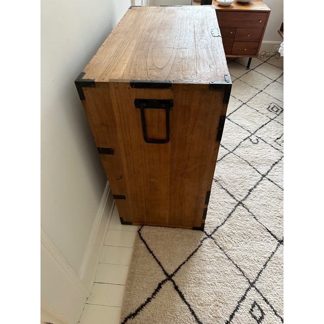 Japanese Antique Japanese Choba Tansu Merchant Chest With Hidden Compartment For Sale - Image 3 of 9