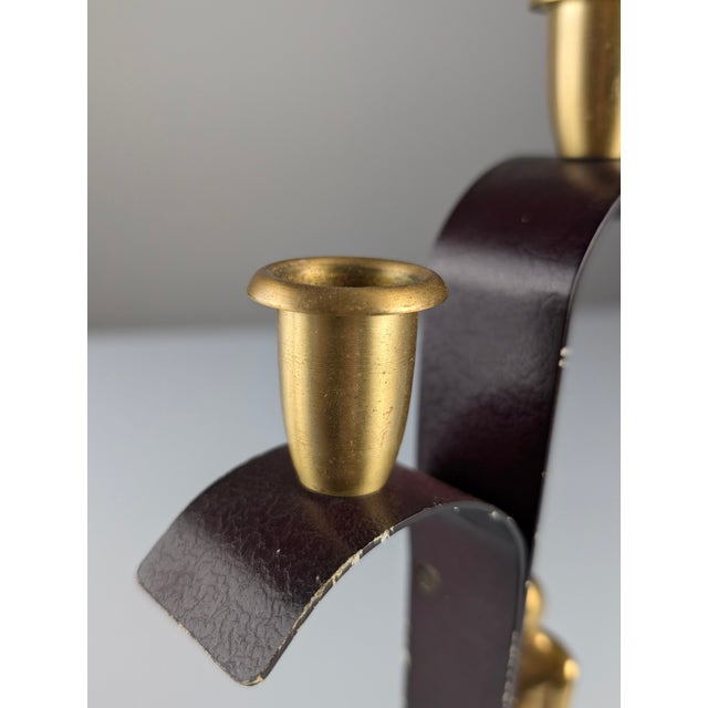 Sculptural Bronze Candelabras from Karl Hagenauer, 1940s, Set of 2 For Sale - Image 12 of 17