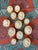Collection of 12 early 19th century Italian Grand Tour plaster intaglio impressions This is group #12 of other intaglios I...
