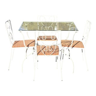 Vintage New Wrought Iron Dining Sets Chairish