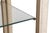 Late 20th Century Gabriella Crespi Style Pencil Wood Bamboo & Glass Etagere For Sale - Image 5 of 9