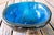 Glass Italian Mid-Century Blue Glass Free Form Bowl 1950s Attributed to Murano For Sale - Image 7 of 11
