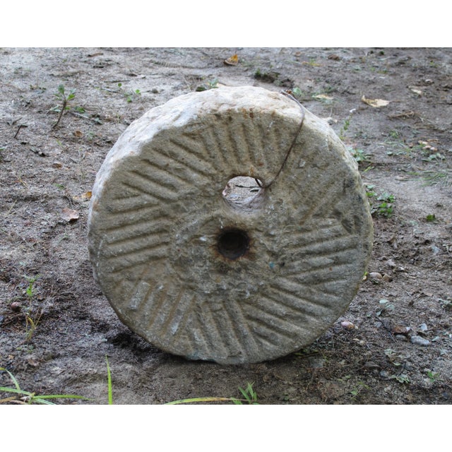 1930s Granite Mill Water Fountain Stone 14 For Sale - Image 4 of 7