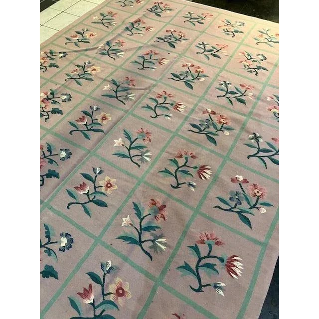 1970s 1970s Vintage Bessarabian Kilim Rug For Sale - Image 5 of 9