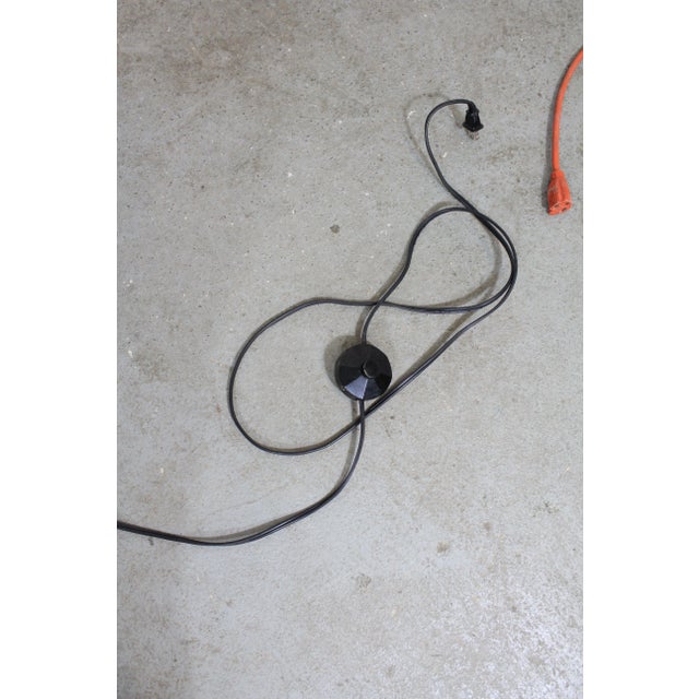 Mid-Century Modern Italian Chrome & Marble Guzzini Style 3-Way Arc Floor Lamp For Sale - Image 10 of 11