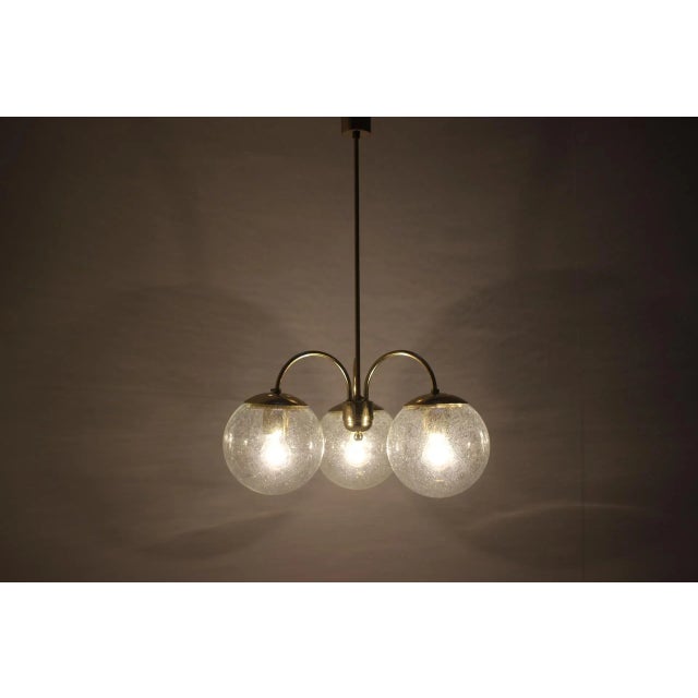 Mid-Century Chandelier from Kamenický Šenov, 1980s For Sale - Image 8 of 11