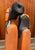 Black 1980s Very Rare 13" Double Kachina Long-Haired Hopi Maiden by Randall Sahmie Hand Carved! For Sale - Image 8 of 16