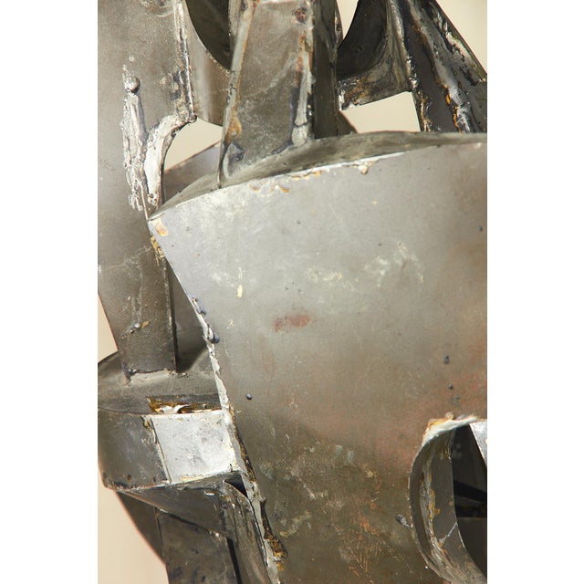 Brutalist Ponzio IV Abstract Sculpture, 1970s, Iron For Sale - Image 3 of 18