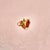 Orange Vintage 18k Yellow Gold Orange Enamel Conch Shell Charm Pendant For Sale - Image 8 of 8