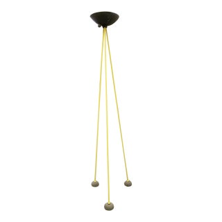 Vintage Memphis Design Style "Footsteps" Tall Tripod Lamp by Koch & Lowy For Sale