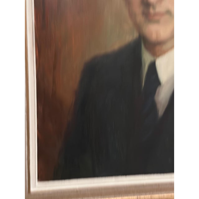 Carl Magnus Lindqvist, Portrait, 1960s, Oil on Panel, Framed For Sale - Image 5 of 18