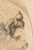 A drypoint etching on paper titled “Femme a la Chaussure (Woman with Shoe)” from the “Venus aux Fourrures (Venus in Furs)”...