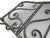 Vintage French Art Deco Wrought Iron 3-Panel Fire Screen and Spark Guard, 1940s For Sale - Image 6 of 9
