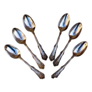 Berwick Dessert Spoons from WM. Rogers & Son, 1904, Set of 6 For Sale