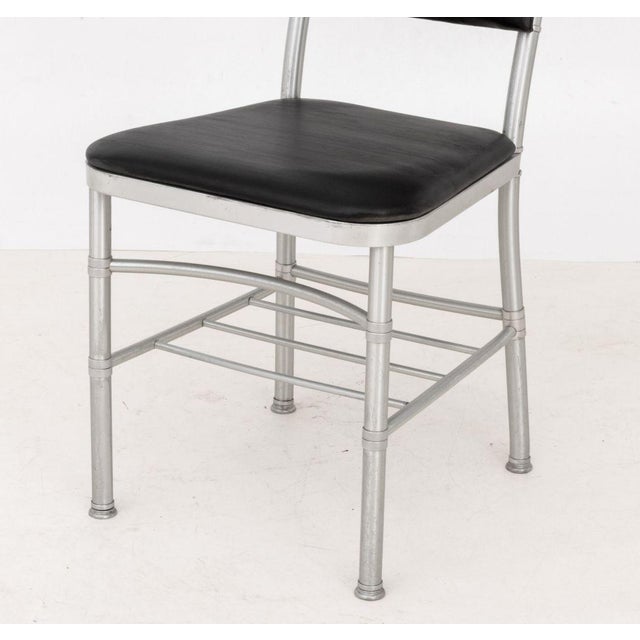 Silver Warren McArthur Art Deco Table and Chairs, Circa 1933 For Sale - Image 8 of 14
