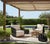 Alpine Teak Wood Outdoor Arm Chair With Black Rope Design For Sale - Image 4 of 10