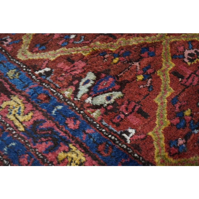 1920s Antique Karajeh Heriz Rug 3'0'' X 9'7'' For Sale - Image 5 of 9