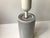 Gray Cylindrical Gray Celadon Table Lamp by Aksel Larsen for Axella, 1970s For Sale - Image 8 of 10