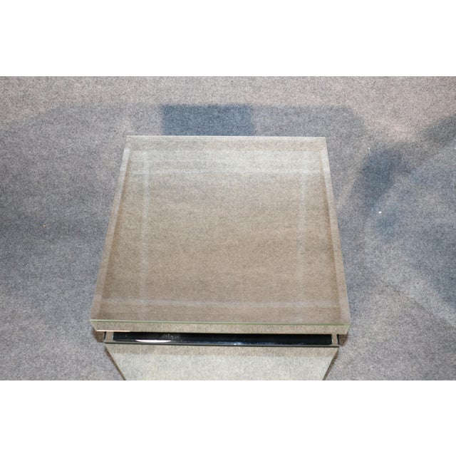 Mid 20th Century Mirrored Spiral Tables - 2 Pieces For Sale In Philadelphia - Image 6 of 7