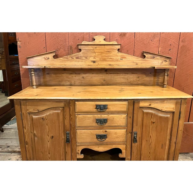 1900s Antique Country Pine Server For Sale - Image 12 of 12