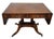 Brown 19th C English Regency Carved Brass Inlaid Rosewood Drop Leaf Sofa Table Desk For Sale - Image 8 of 18