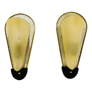 Mid-Century Brass Sconces, Italy, 1960s - A Pair
