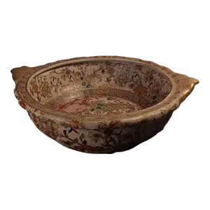 1950s Satsuma Moriage Decorative Bowl