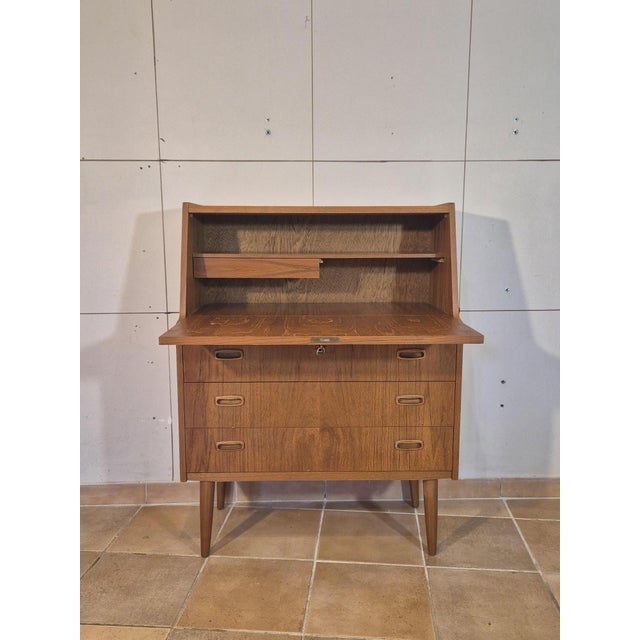 Vintage Norwegian Secretaire in Teak, 1960s For Sale - Image 4 of 13