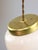 Mid-Century Modern Italian Opaline and Brass Pendant Lamp For Sale - Image 5 of 18