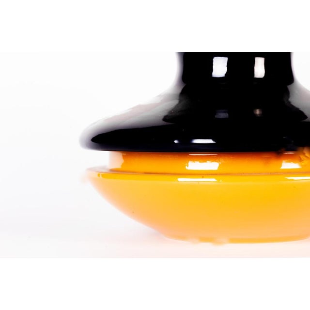 Vintage Space Age Two-Tone Ceramic Vase by Cermac, Italy, 1970s For Sale - Image 4 of 7