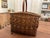 Folk Art Antique or Vintage Folk Art Split-Wood or Splint Gathering Basket For Sale - Image 3 of 8