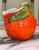 Vintage Majolica Style Citrus Motif Pitcher For Sale - Image 11 of 14