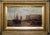 Oil on canvas, framed with a gilded, late 19th Century frame. A finely executed coastal composition depicting a working...