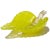 Figurative Murano Italian Art Glass Bright Yellow Gold Flecks Leaf Shape Decorative Jewelry Trinket Dish For Sale - Image 3 of 7