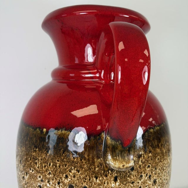 Fat Lava Floor Vase from Scheurich Keramik, 1960s For Sale - Image 12 of 15