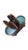 Art Deco Sewing Holder in Walnut Root, 1920s For Sale - Image 3 of 10