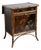 Antique French Napoleon III Chinoiserie Lacquered Bamboo Work Table For Sale