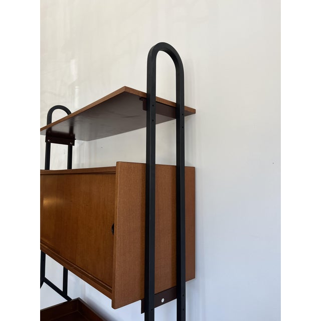 Freestanding Wall Unit with Desk, 1960s For Sale - Image 4 of 16