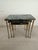 Nesting Tables in Bamboo, Bronze, and Marble from Maison Jansen, 1950s, Set of 3 For Sale - Image 3 of 16