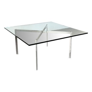 Vintage Table in Chrome by Florence Knoll Bassett for Knoll International, 2000s For Sale
