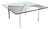 Vintage Table in Chrome by Florence Knoll Bassett for Knoll International, 2000s For Sale