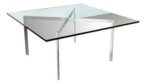 Vintage Table in Chrome by Florence Knoll Bassett for Knoll International, 2000s