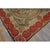 1920s Gray Classic Medallion Antique American Hooked Cotton Rug Square Carpet For Sale - Image 4 of 11